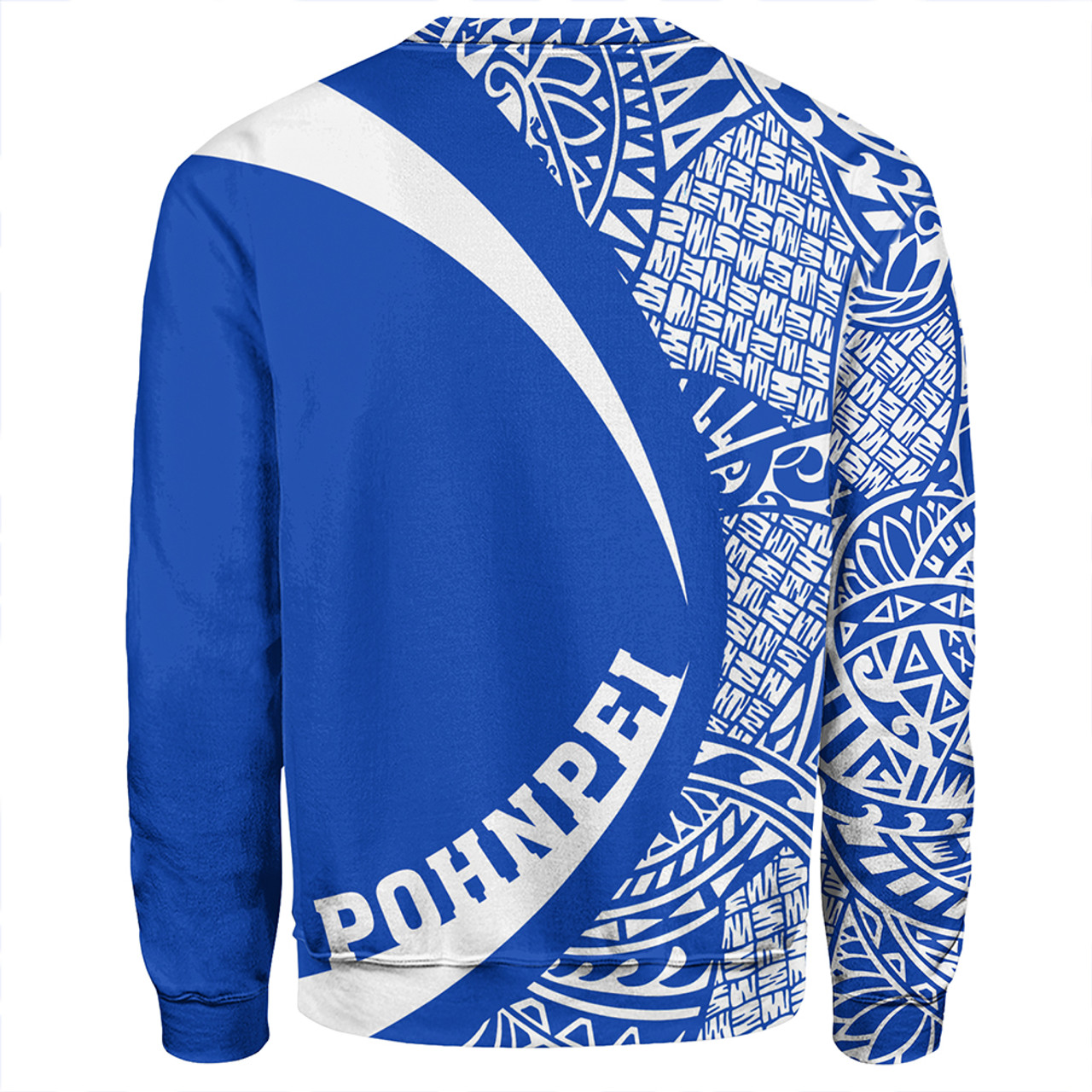 Pohnpei Sweatshirt Coat Of Arm Lauhala Circle