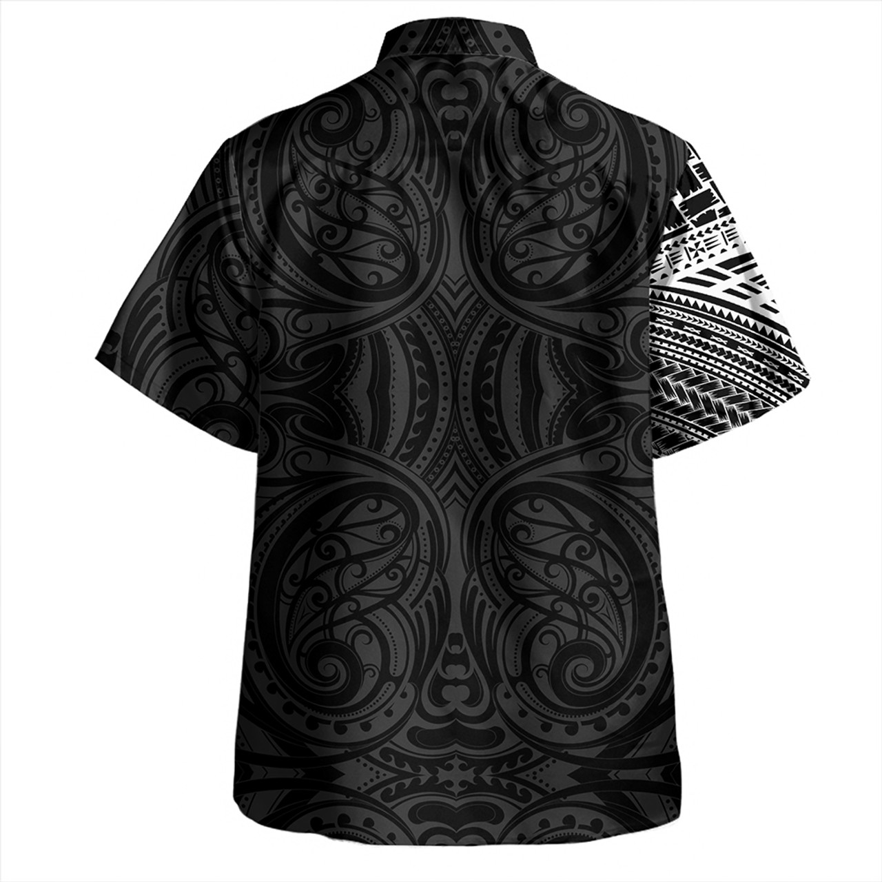 Samoa Tribal Maori Tattoo Roman Reigns Hawaiian Shirt White