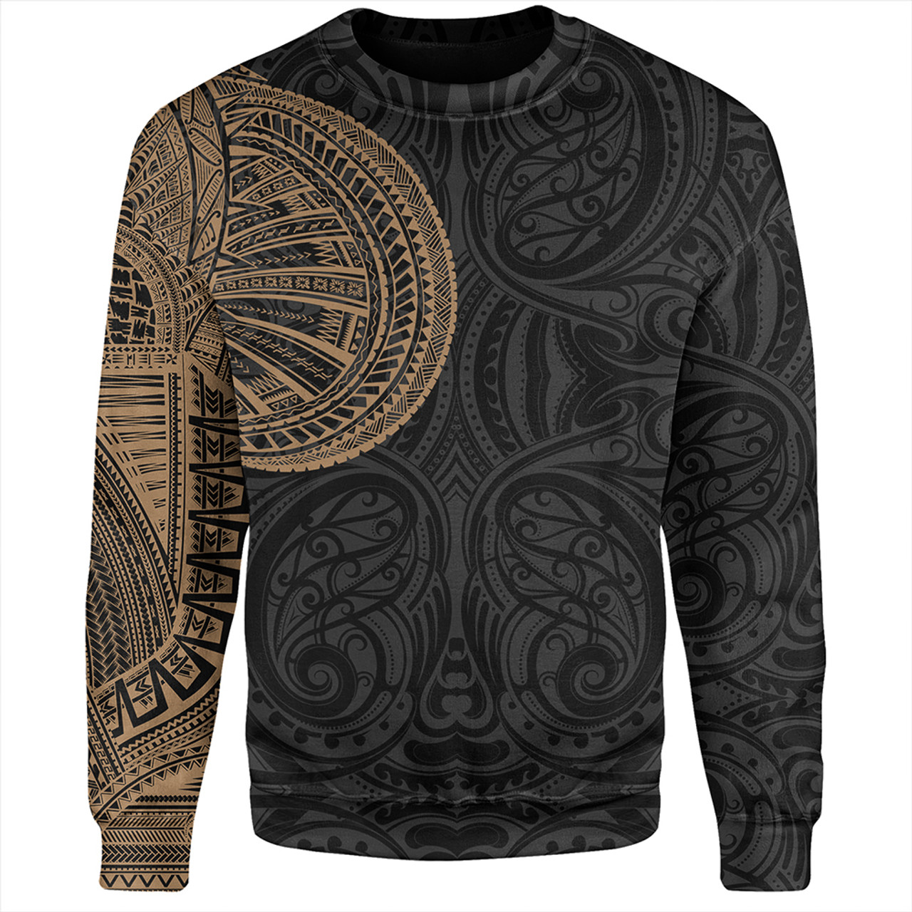 Samoa Tribal Maori Tattoo Roman Reigns Sweatshirt Gold