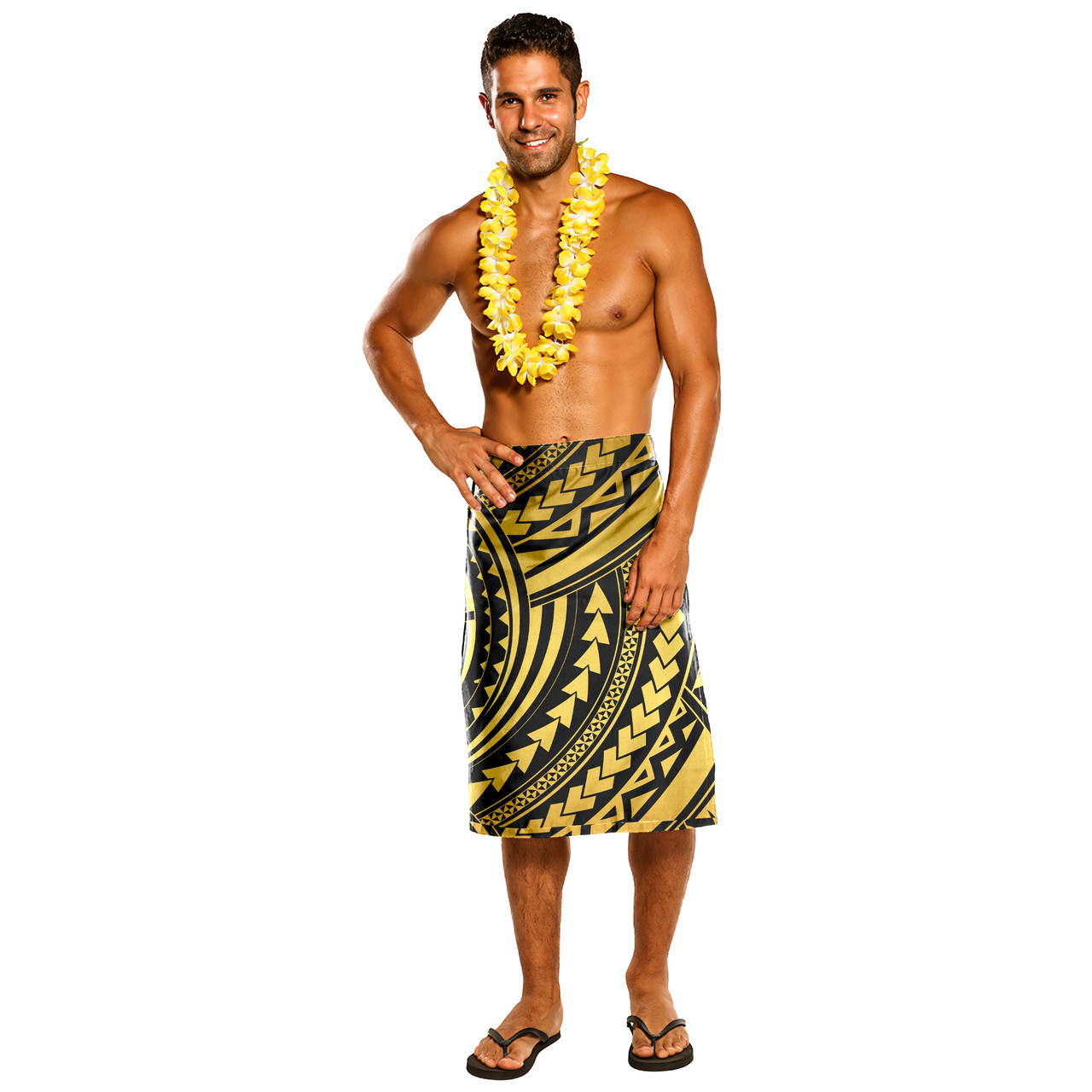 Polynesian Lavalava Polynesian Pattern Gold Style
