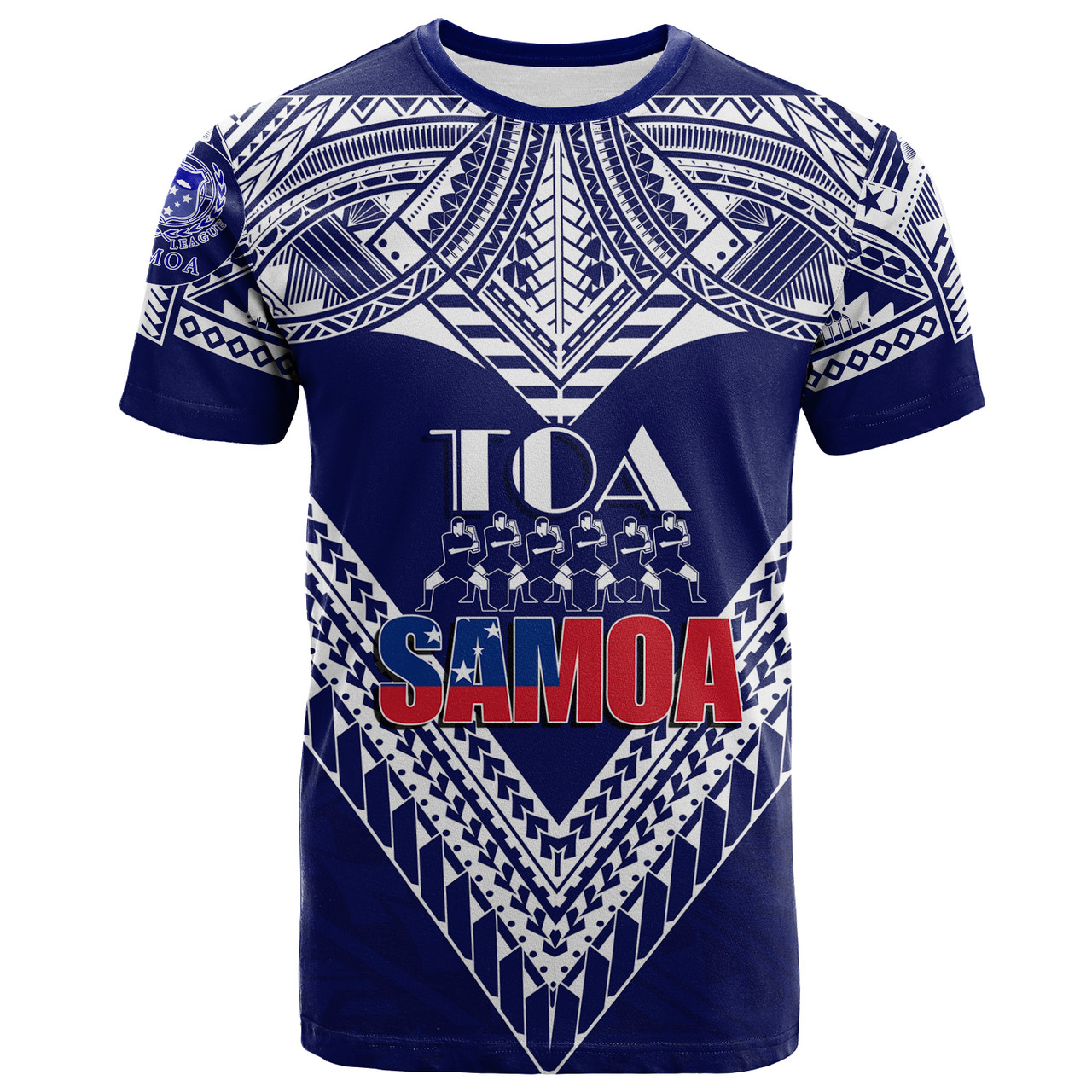 (Customize Personalize) Toa Samoa RLS Warriors Siva Tau T-Shirt