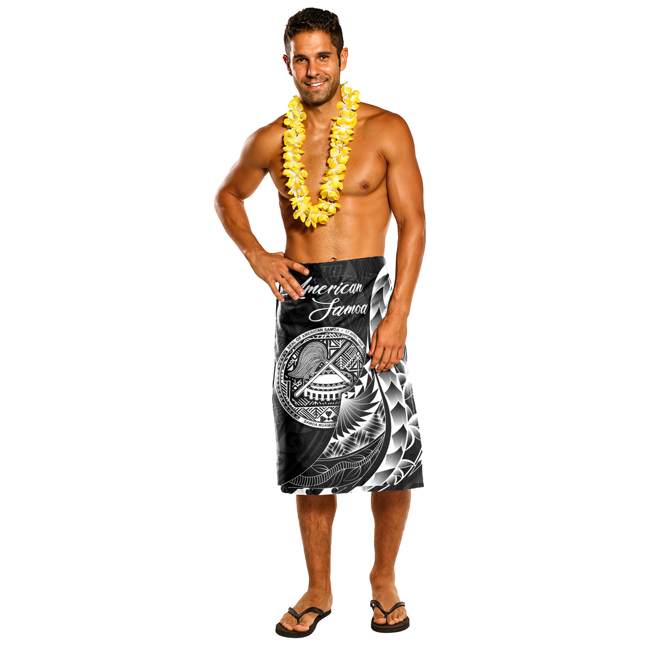 American Samoa Lavalava - Polynesian Pattern Style