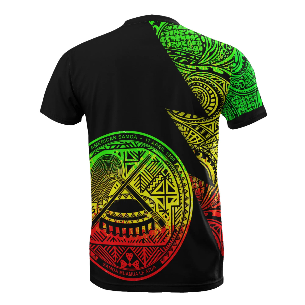 Fiji Polynesian Custom Personalised T-Shirt - Tribal Wave Tattoo Reggae -  BN12