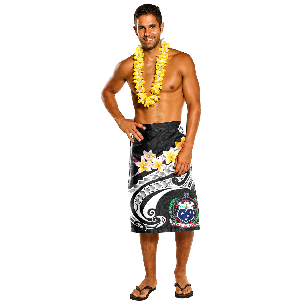 Samoa Polynesian Lavalava - Samoa Polynesian Lavalava (Black) 12