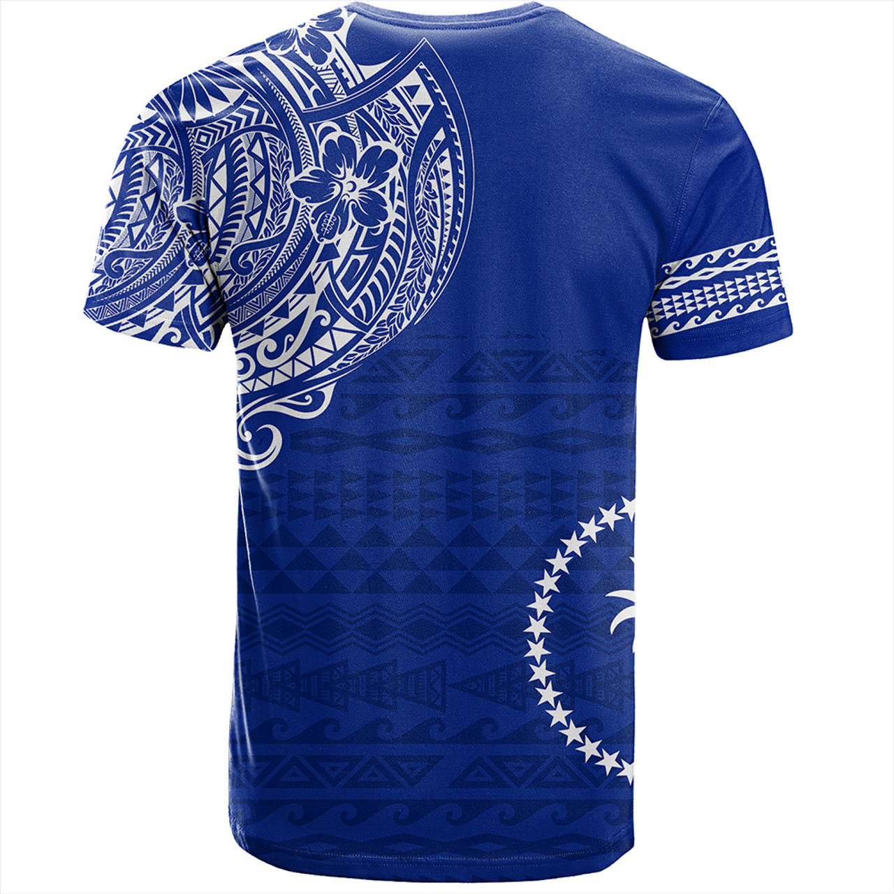 Chuuk T-Shirt Polynesian Flag With Coat Of Arms