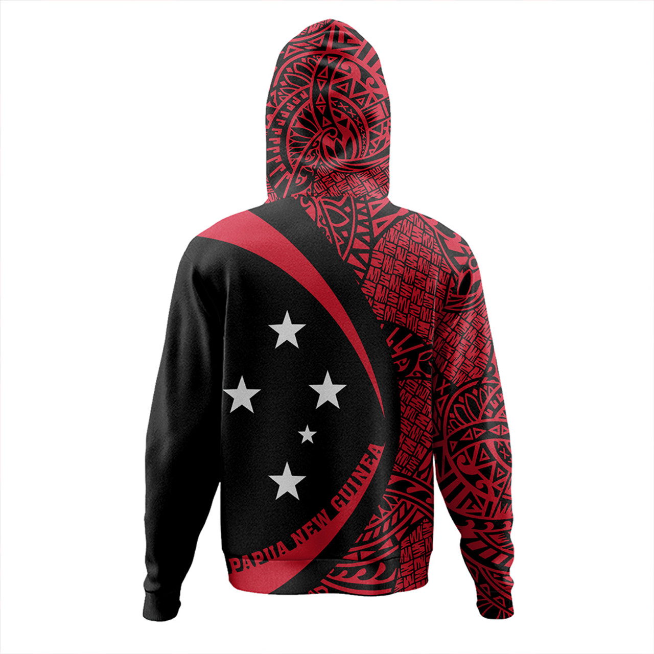 Papua New Guinea Hoodie Coat Of Arm Lauhala Circle