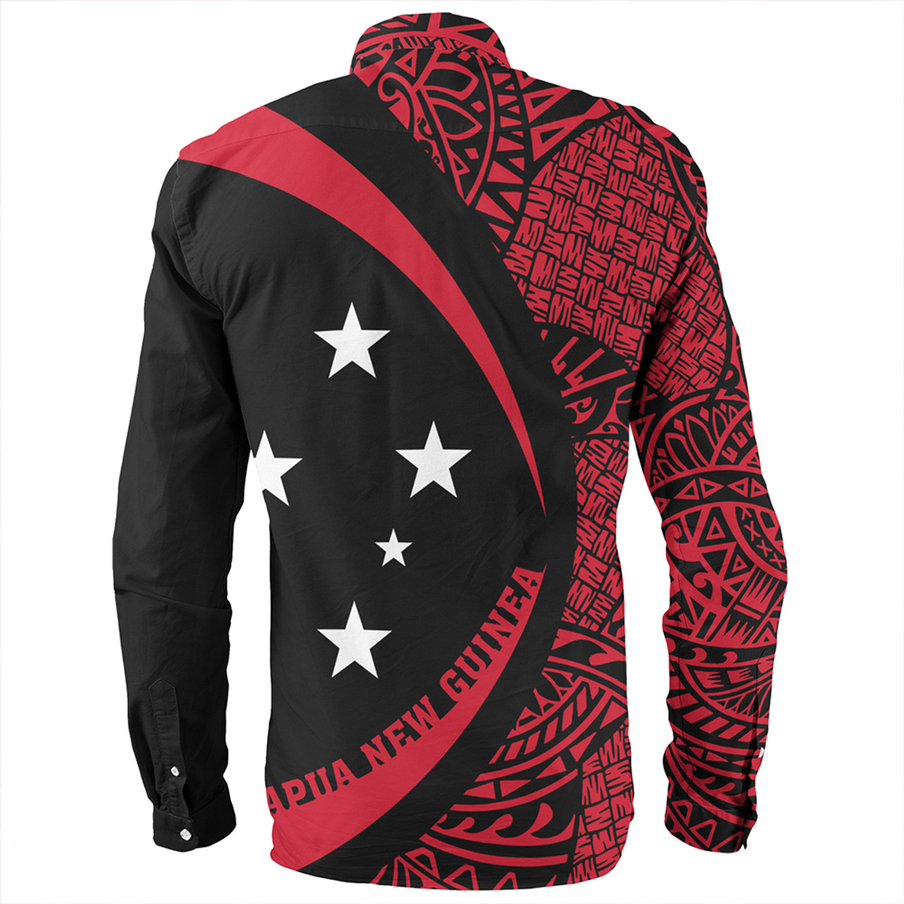 Papua New Guinea Long Sleeve Shirt Coat Of Arm Lauhala Circle