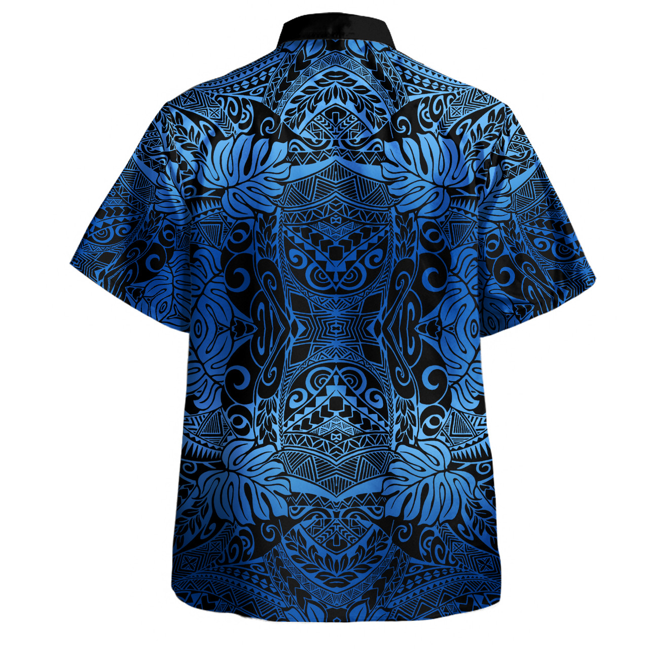 Polynesian Hawaiian Shirt Tribal Polynesian Pattern Leaf