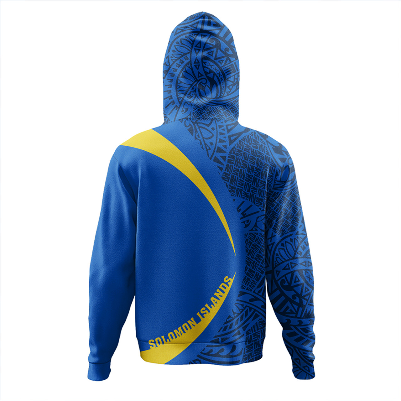 Solomon Islands Hoodie Coat Of Arm Lauhala Circle