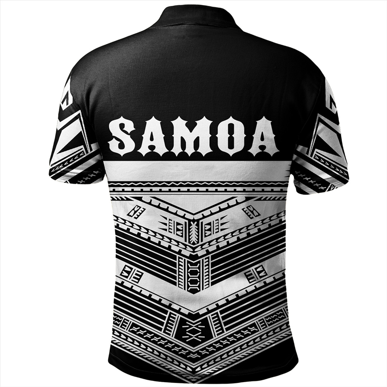 The Samoan Chief Polo Shirt Black