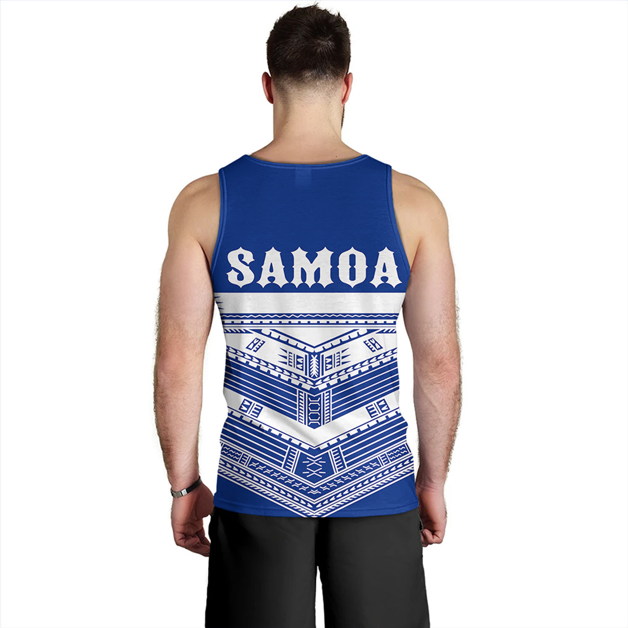 The Samoan Chief Tank Top Blue