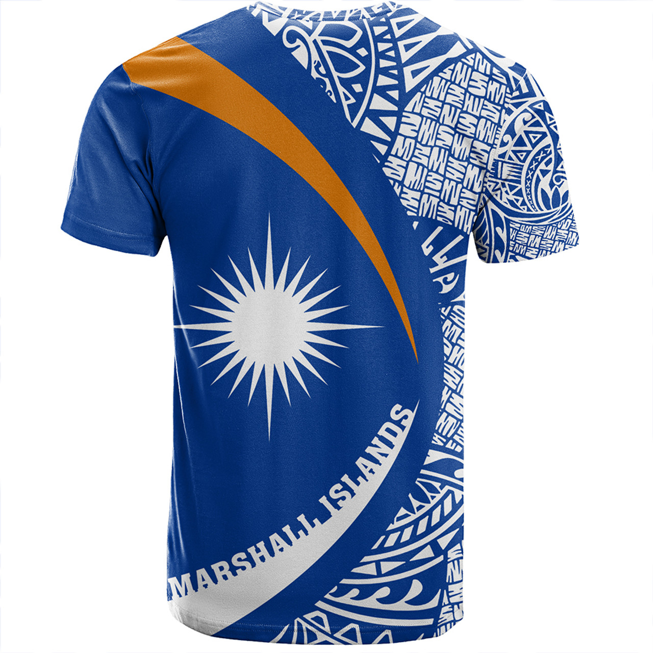 Marshall Islands T-Shirt Coat Of Arm Lauhala Circle