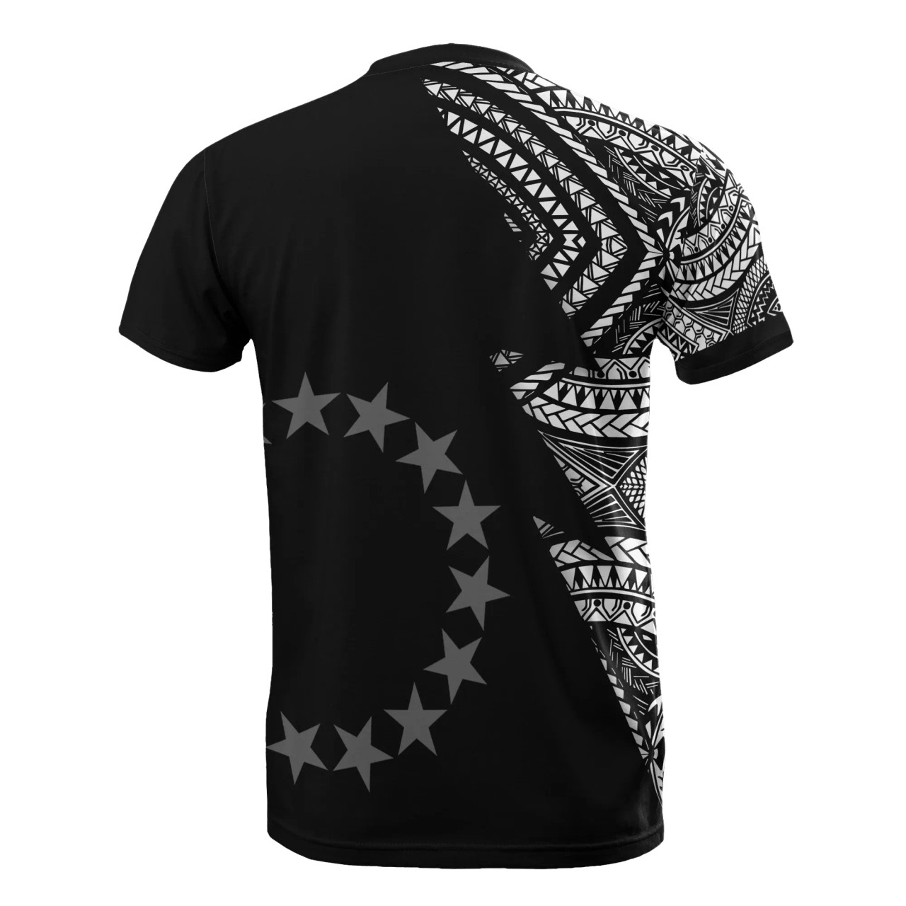 Cook Islands All Over Custom Personalised T-Shirt - Cook Islands Flag Micronesian Pattern Flash 2