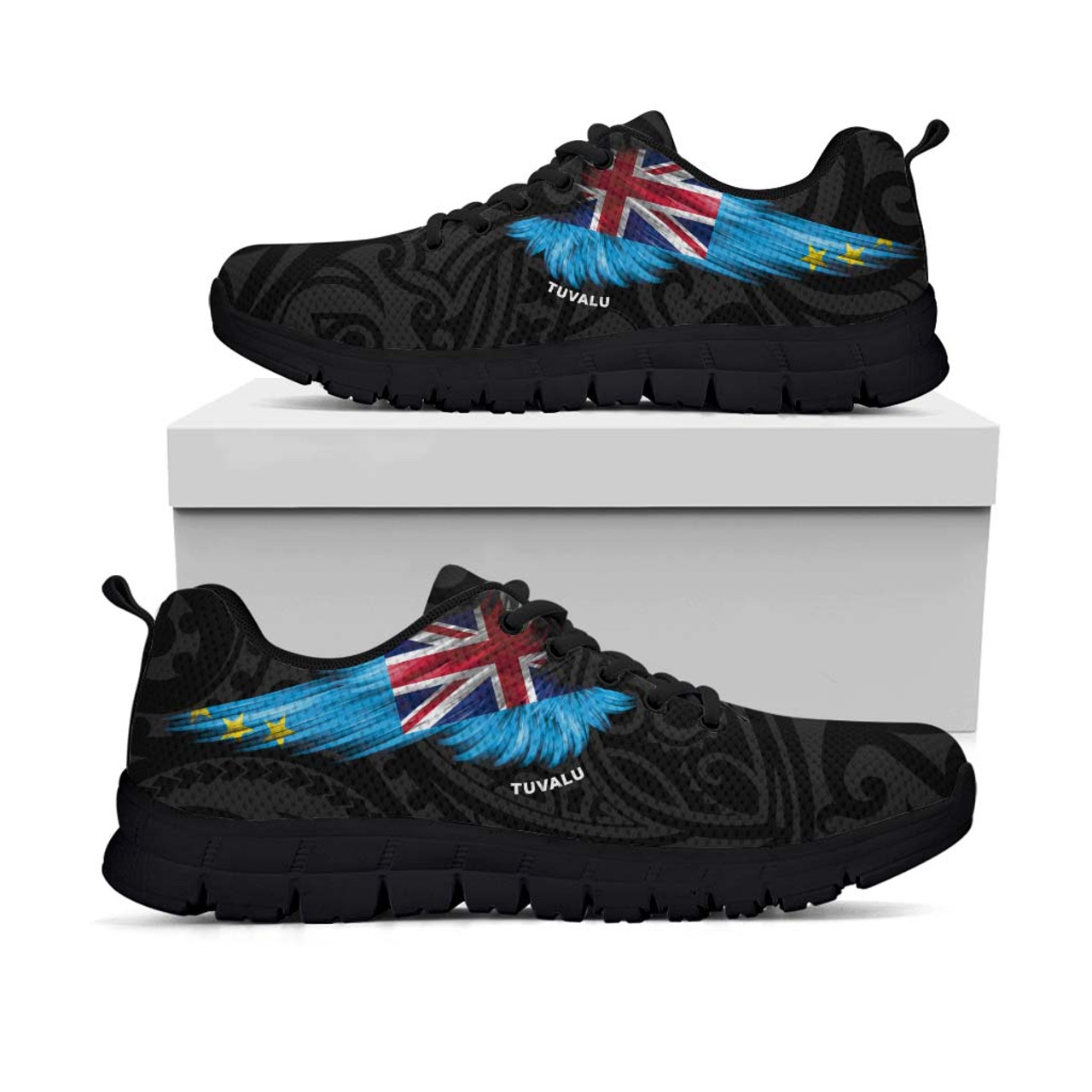 Tuvalu Sneakers - Flag Wing Sport Style