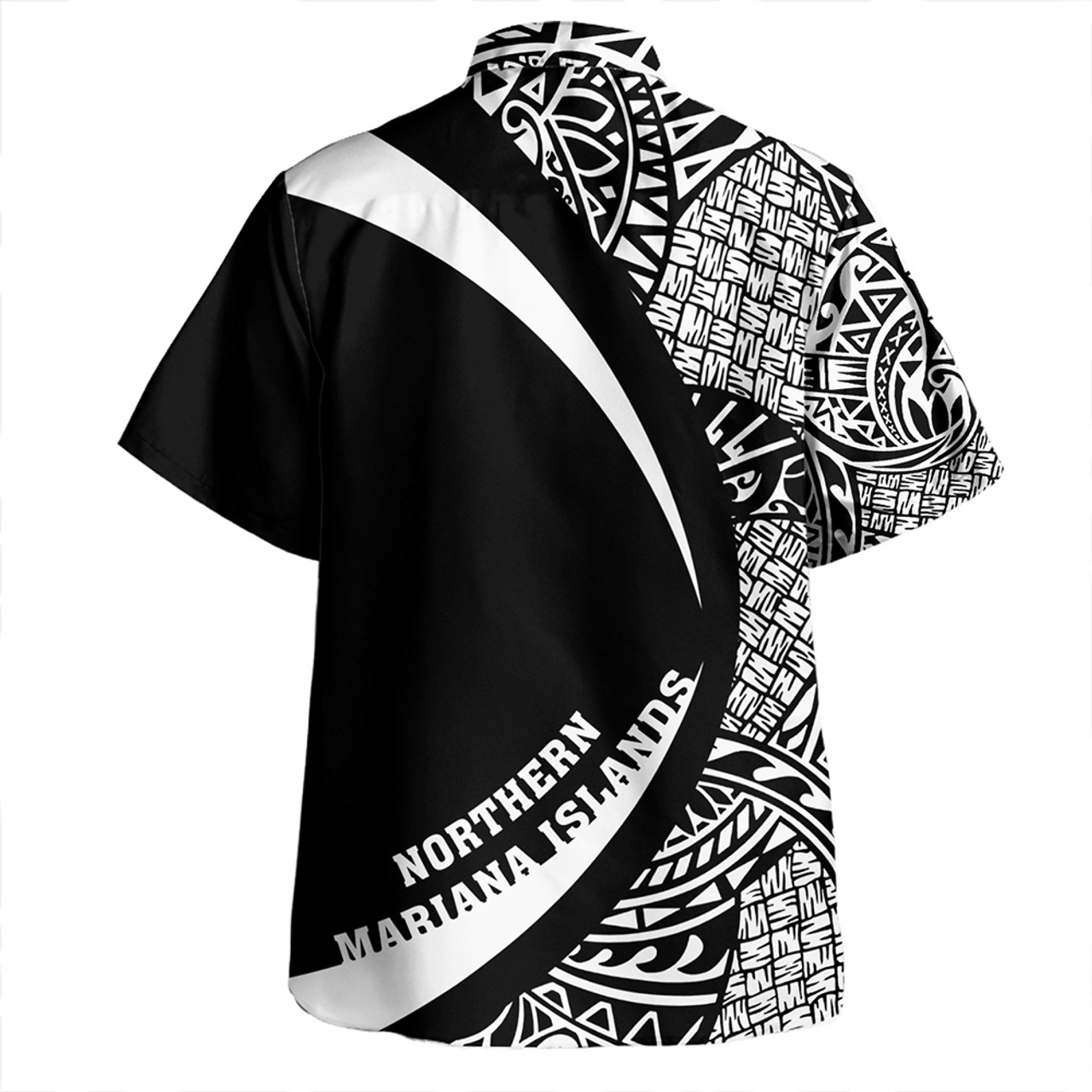 Northern Mariana Islands Hawaiian Shirt Coat Of Arm Lauhala White Circle