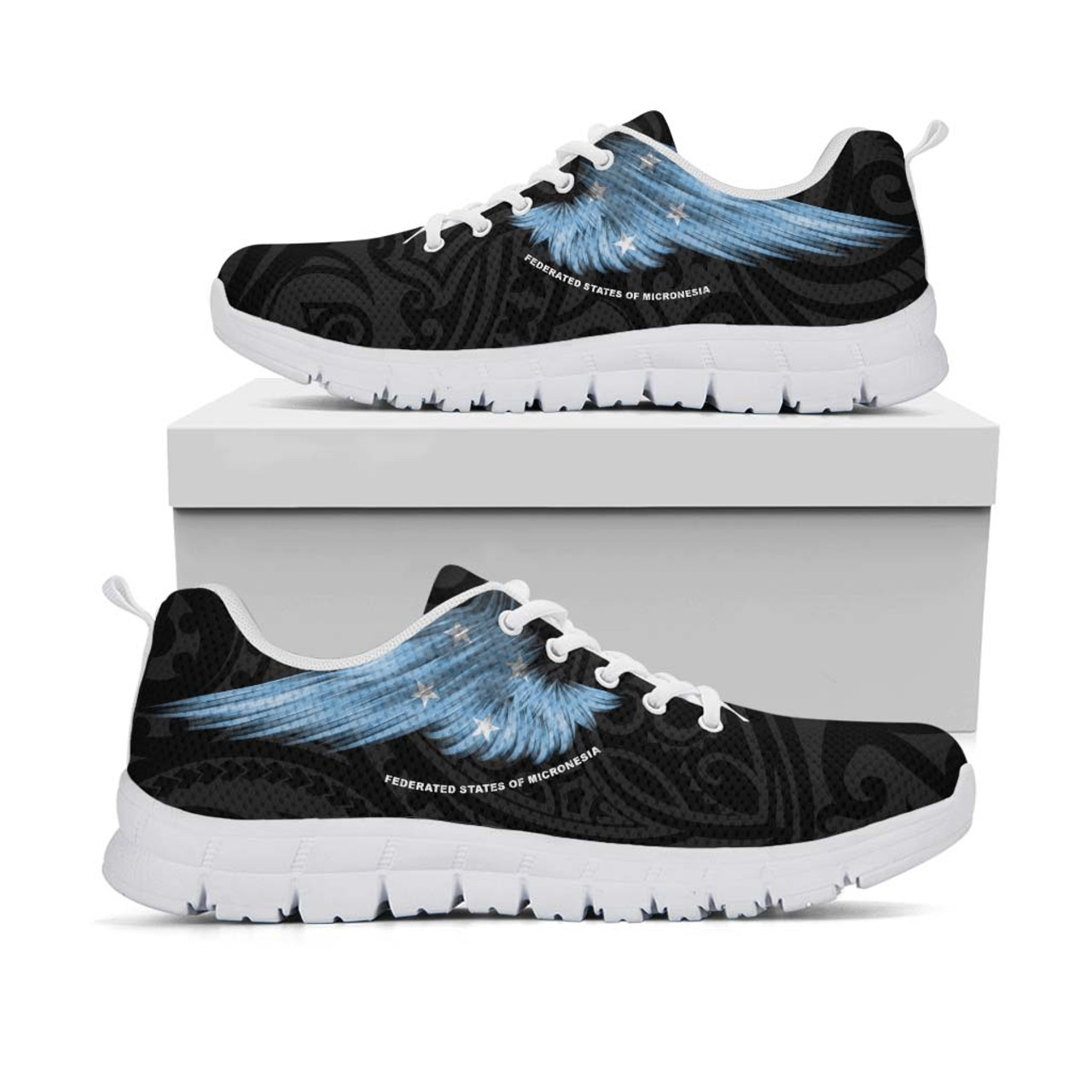 Federated States of Micronesia Sneakers - Flag Wing Sport Style