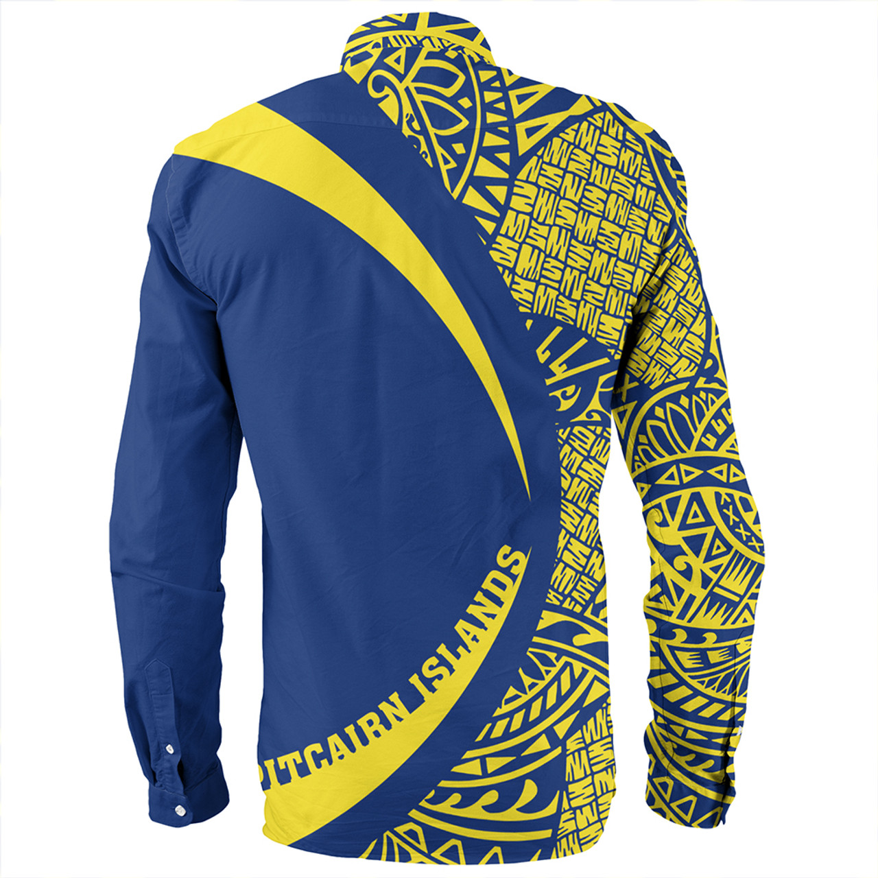 Pitcairn Islands Long Sleeve Shirt Coat Of Arm Lauhala Circle