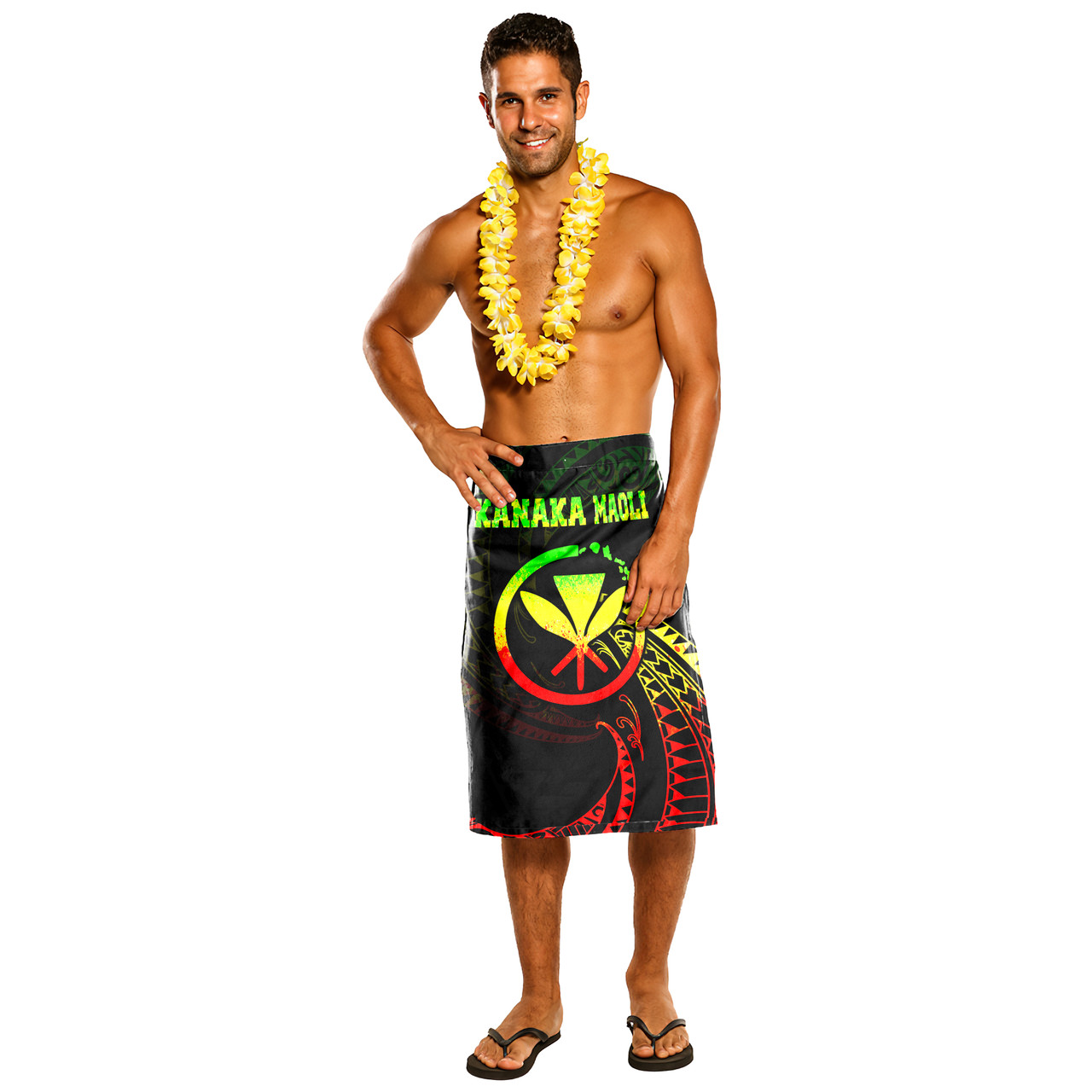 Hawaii Lavalava - Kanaka Maoli Polynesian Reggaee Tribal Wave