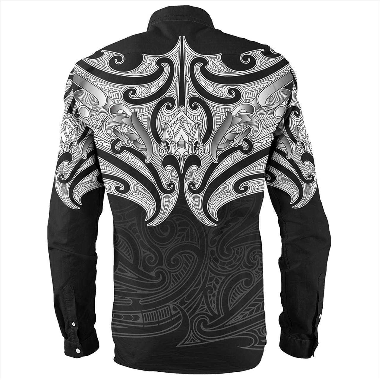 New Zealand Long Sleeve Shirt Maori Pattern
