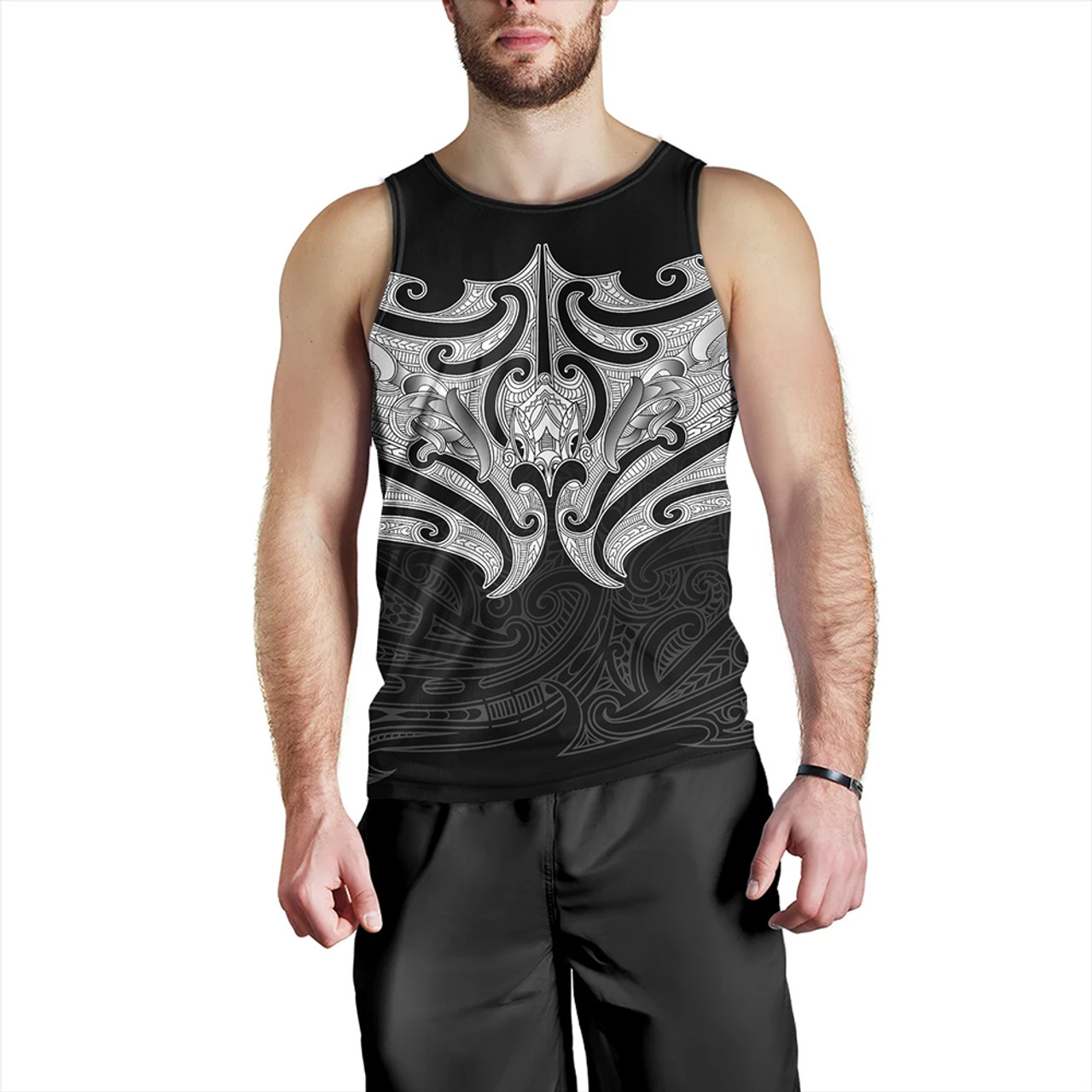 New Zealand Tank Top Maori Pattern