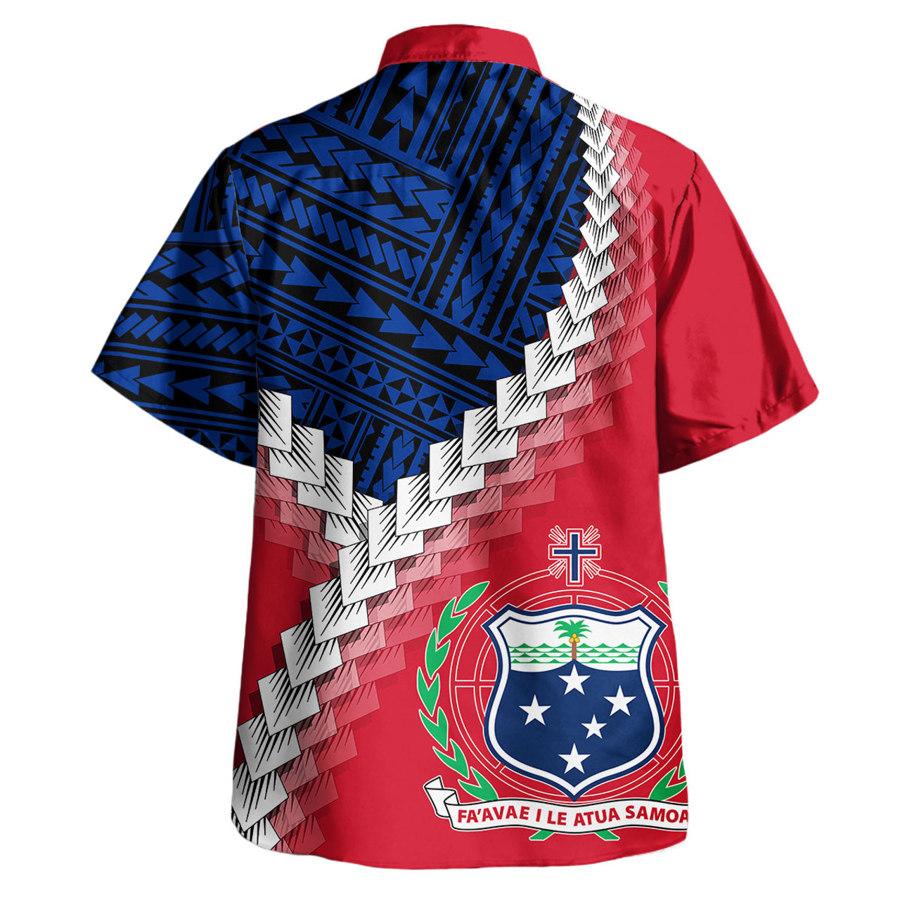 Samoa Combo Dress And Shirt - Samoa Coat Of Arms With Polynesian Tattoo