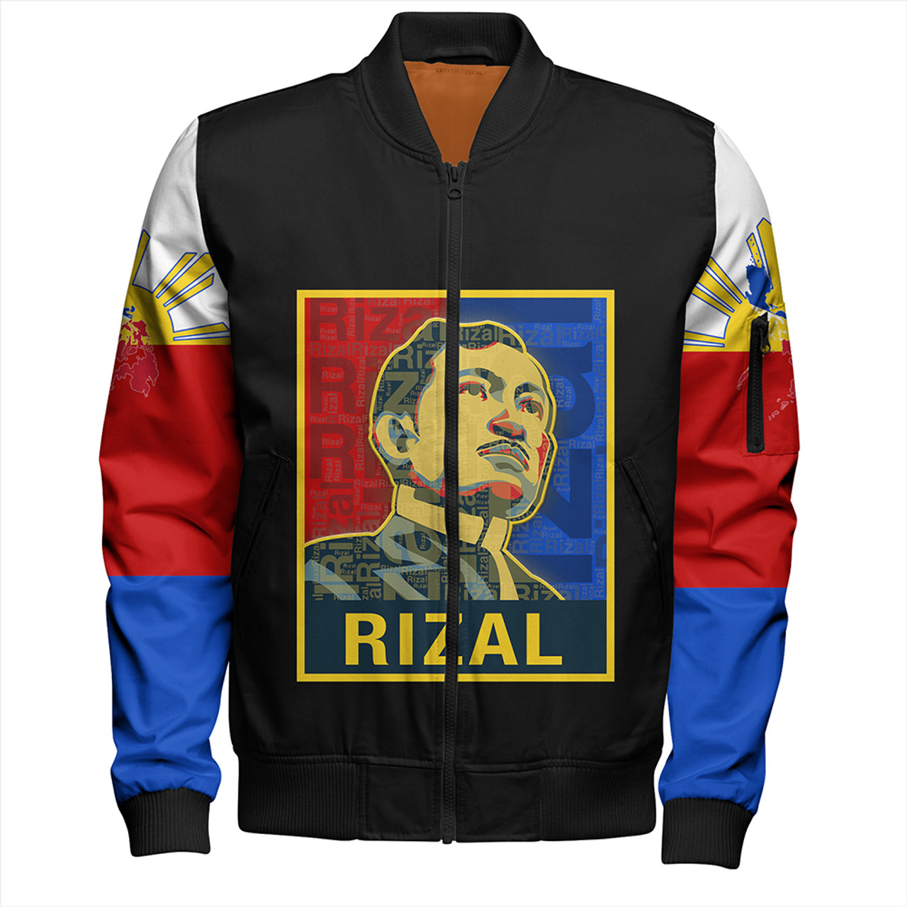 Philippines Bomber Jacket Rizal Day Flag