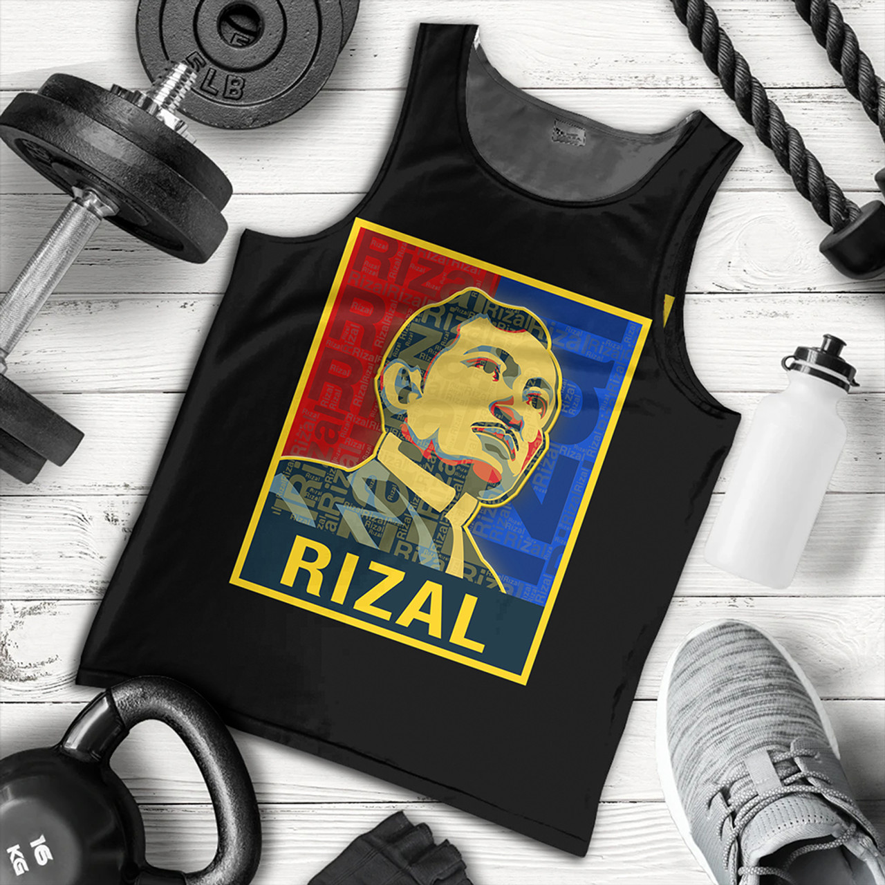 Philippines Tank Top Rizal Day Flag