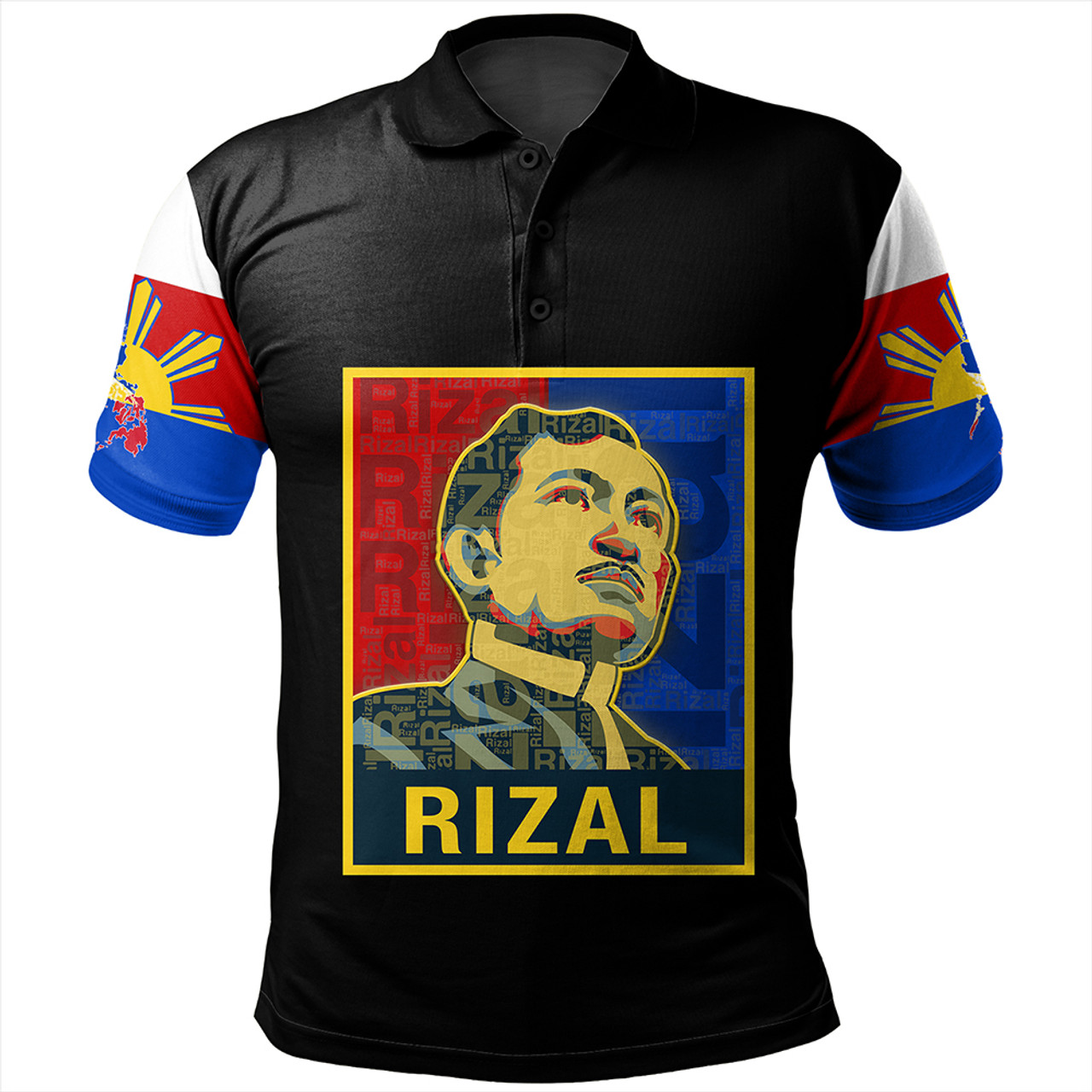Philippines Polo Shirt Rizal Day Flag