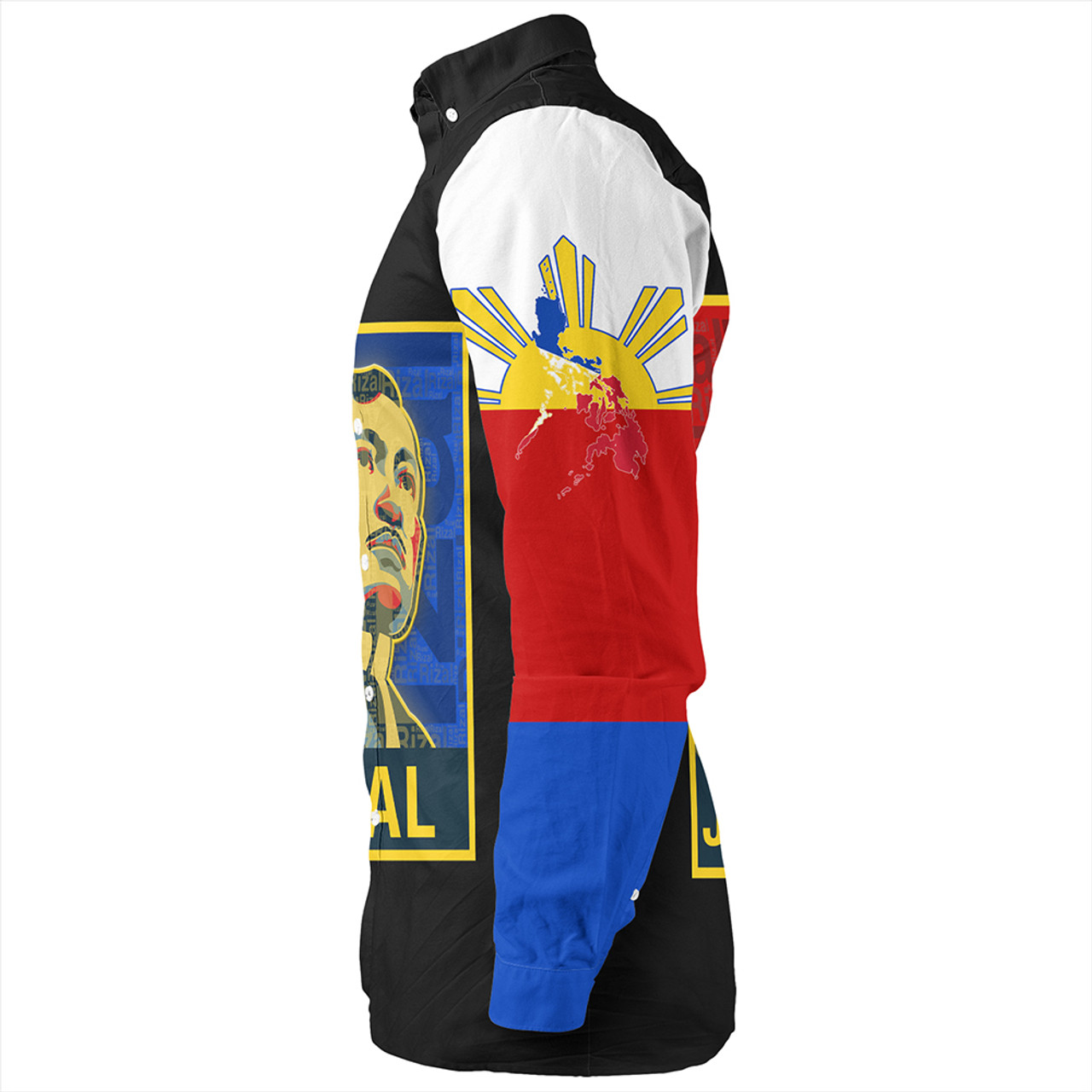 Philippines Long Sleeve Shirt Rizal Day Flag