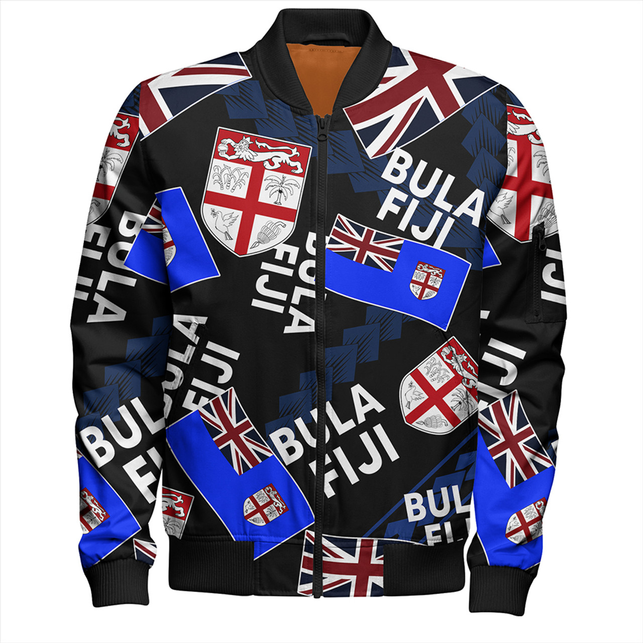 Fiji Bomber Jacket Flag Outfit Free Style