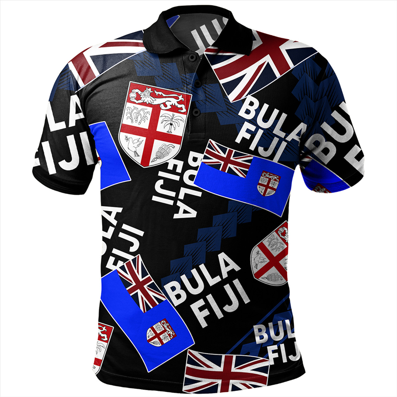 Fiji Polo Shirt Flag Outfit Free Style