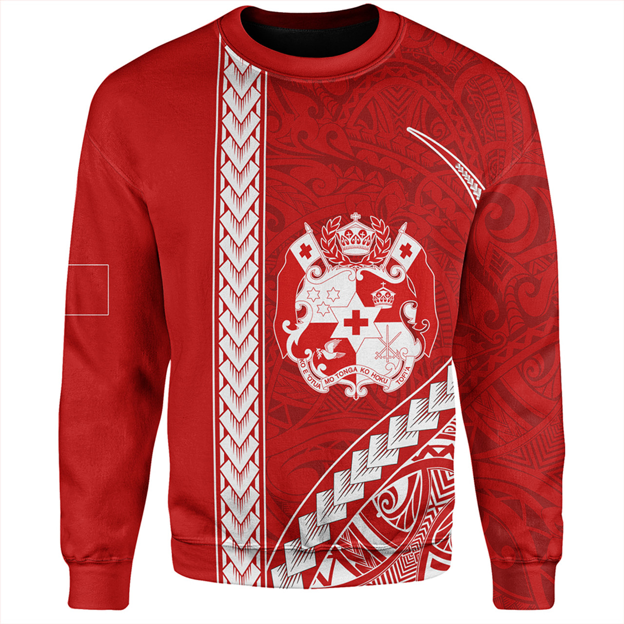 Tonga Sweatshirt Tribal Polynesian Coat Of Arms