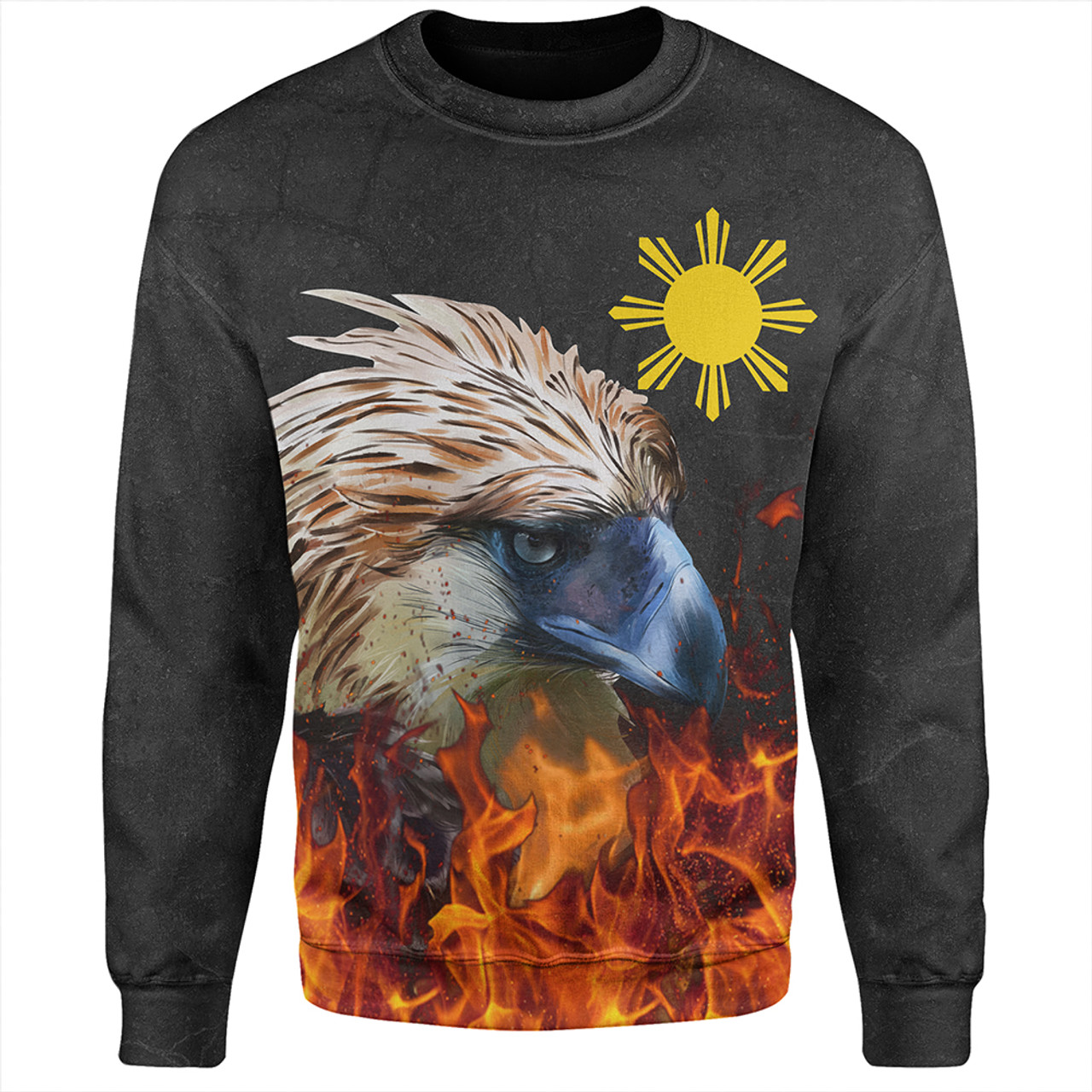 Philippines Sweatshirt Eagle Fire Style