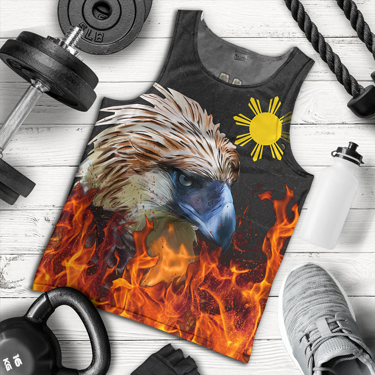 Philippines Tank Top Eagle Fire Style