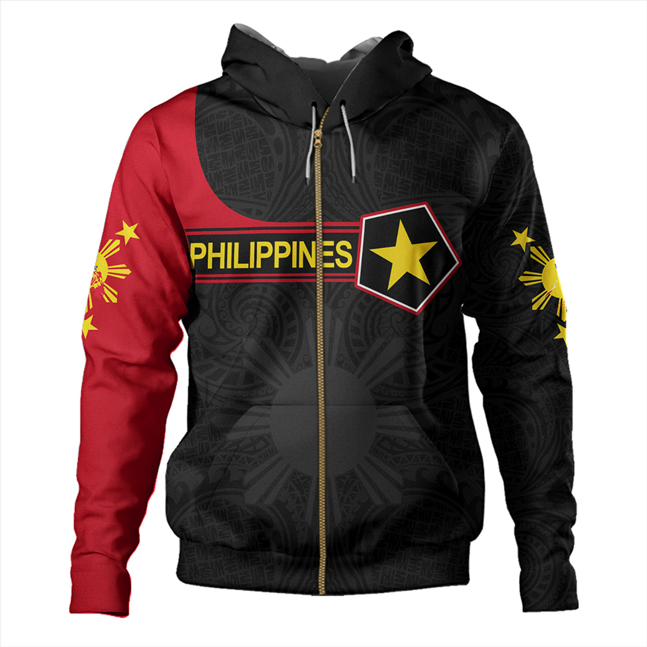 Philippines Hoodie Custom Polynesian Filipino Simple Style