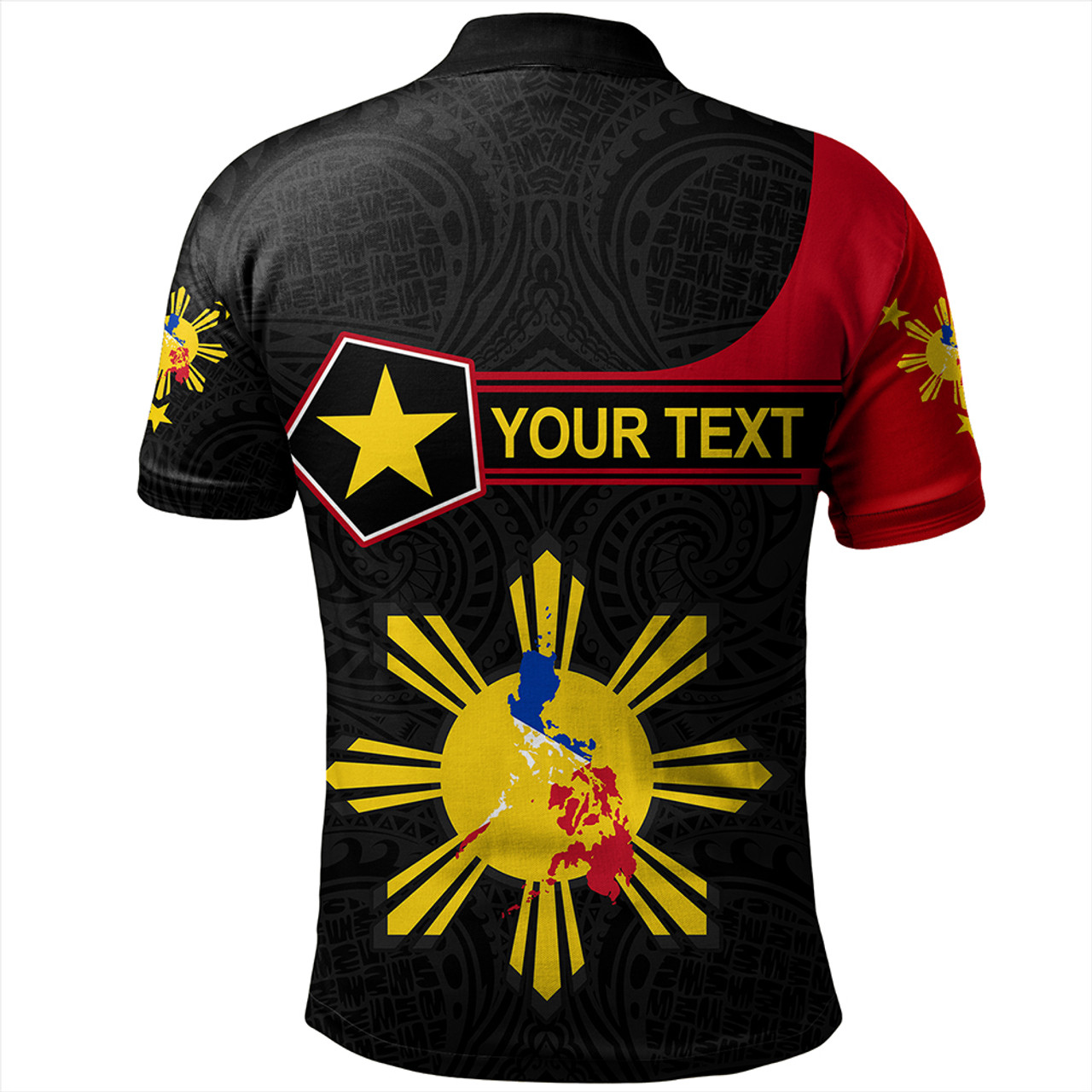 Philippines Polo Shirt Custom Polynesian Filipino Simple Style