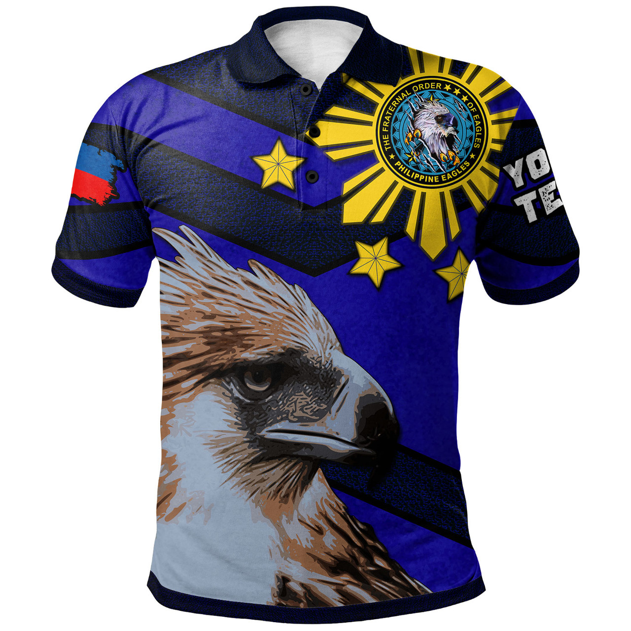 Philippines Custom Polo Shirt - The Fraternal Order of Eagles Polo Shirt