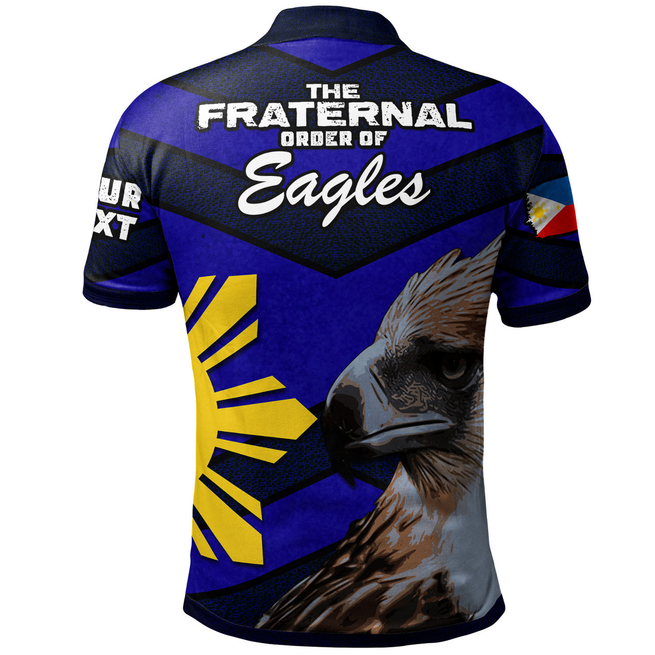 Philippines Custom Polo Shirt - The Fraternal Order of Eagles Polo Shirt