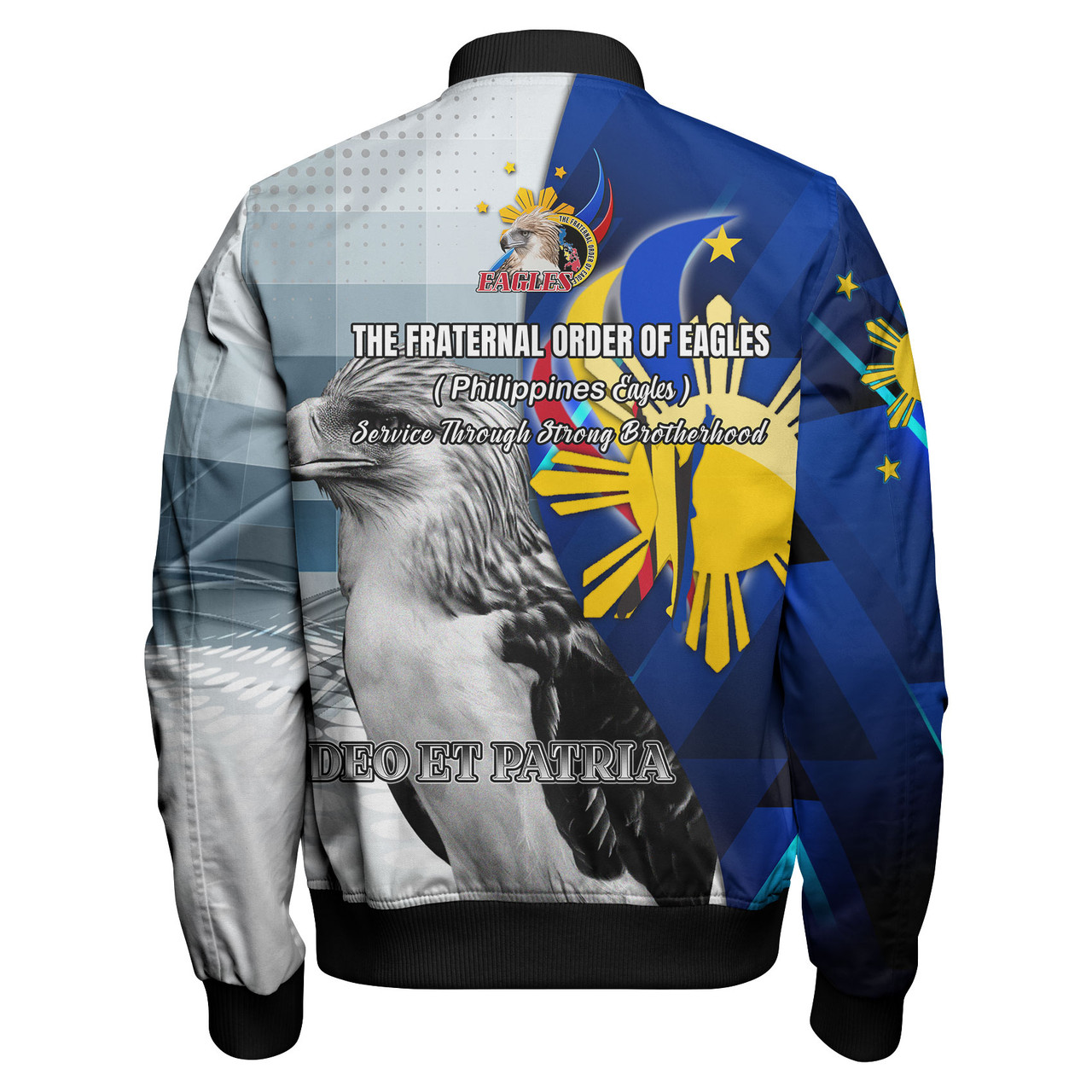 Philippines Bomber Jacket - Philippine Eagles Curve Style