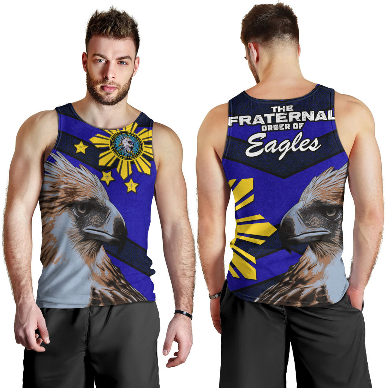 Philippines Men Tank Top - The Philippines Fraternal Order of Eagles