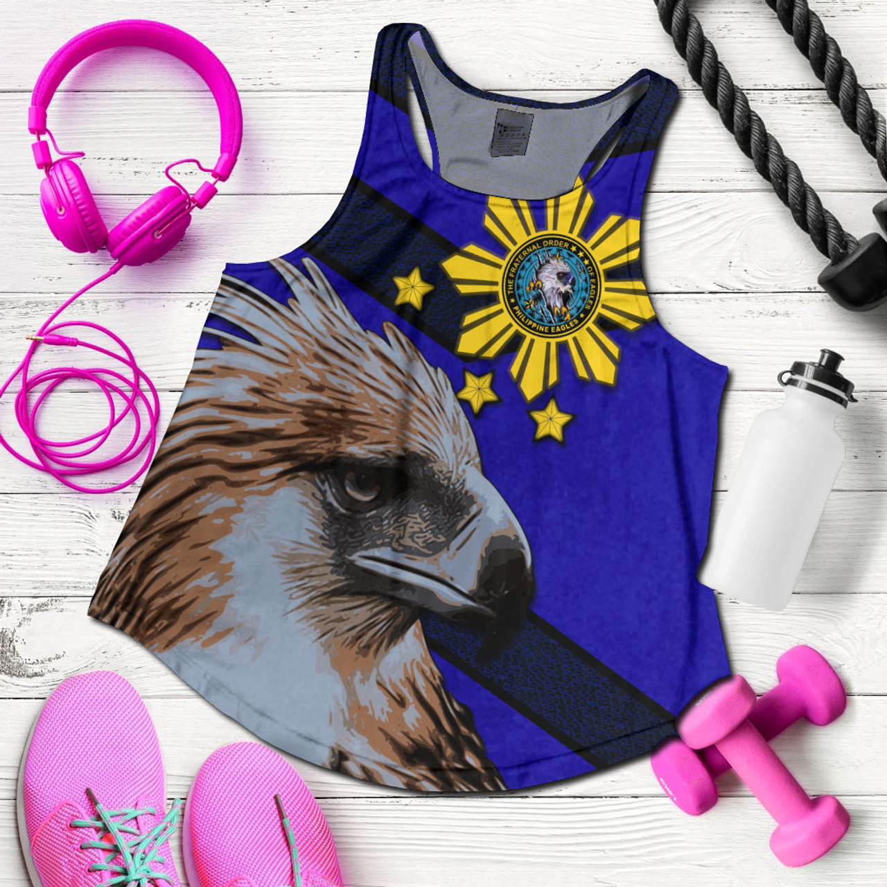 Philippines Women Racerback Tank - The Philippines Fraternal Order of Eagles