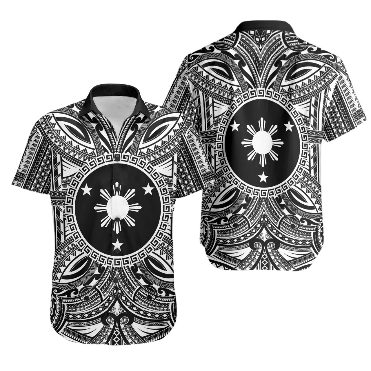 Philippines Short Sleeve Shirt - Philippines Sun Style