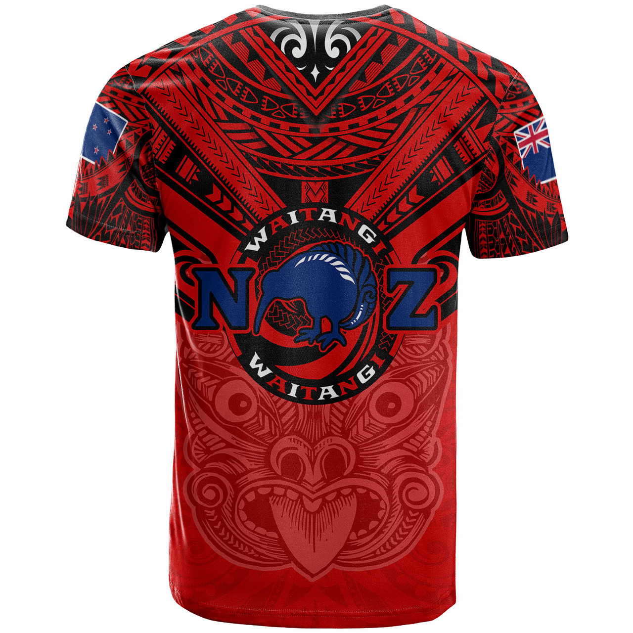 New Zealand Waitangi Day T Shirt - New Zealand Kiwi Fern With Maori Koru Spiral Polynesian Style