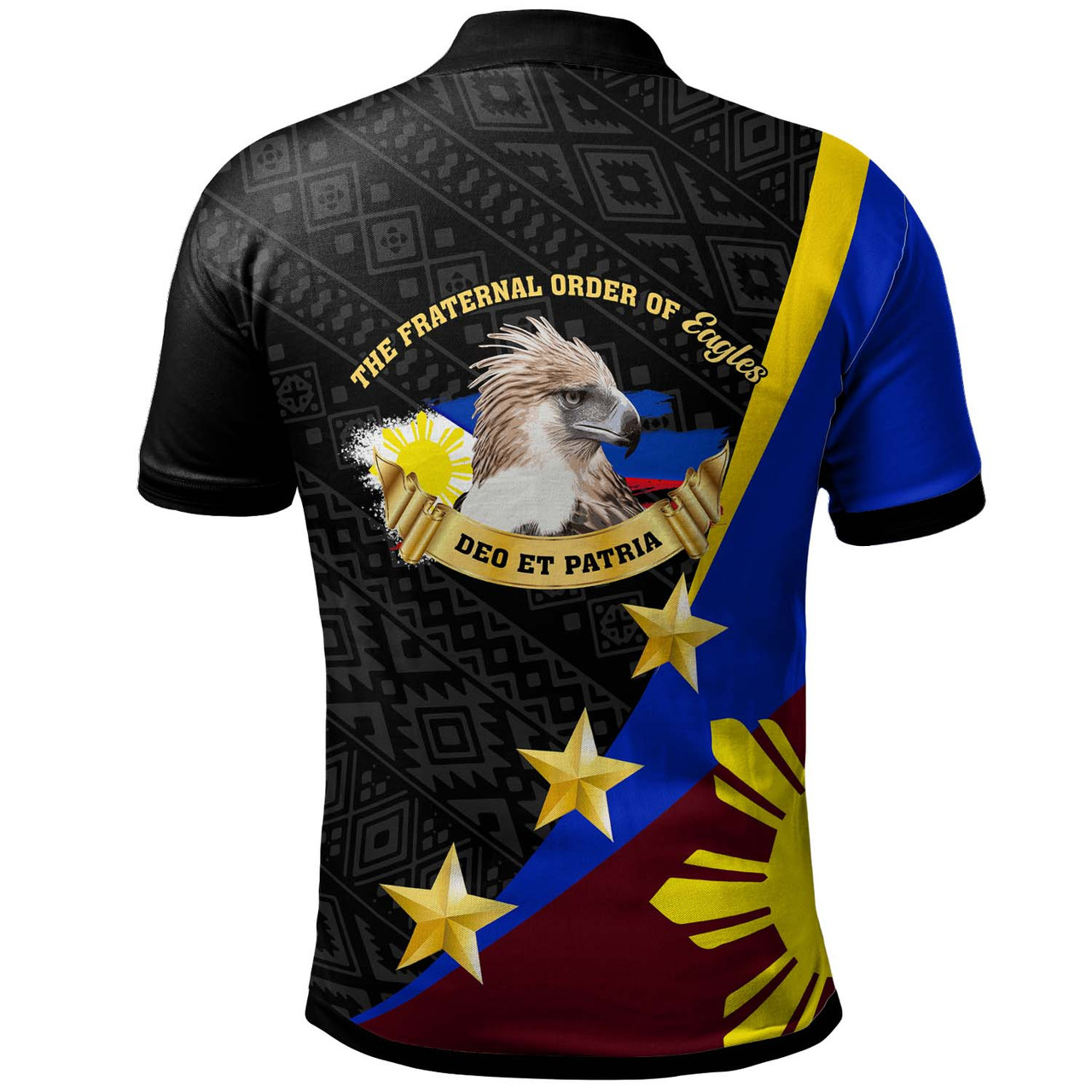 Philippines Polo Shirt The Fraternal Order Of Eagles Polynesian Polo Shirt