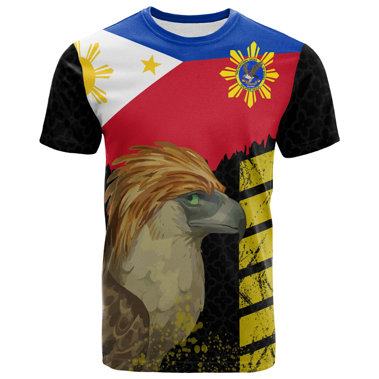 Philippines T-Shirt - Philippine Eagles Filipino Flag T-Shirt