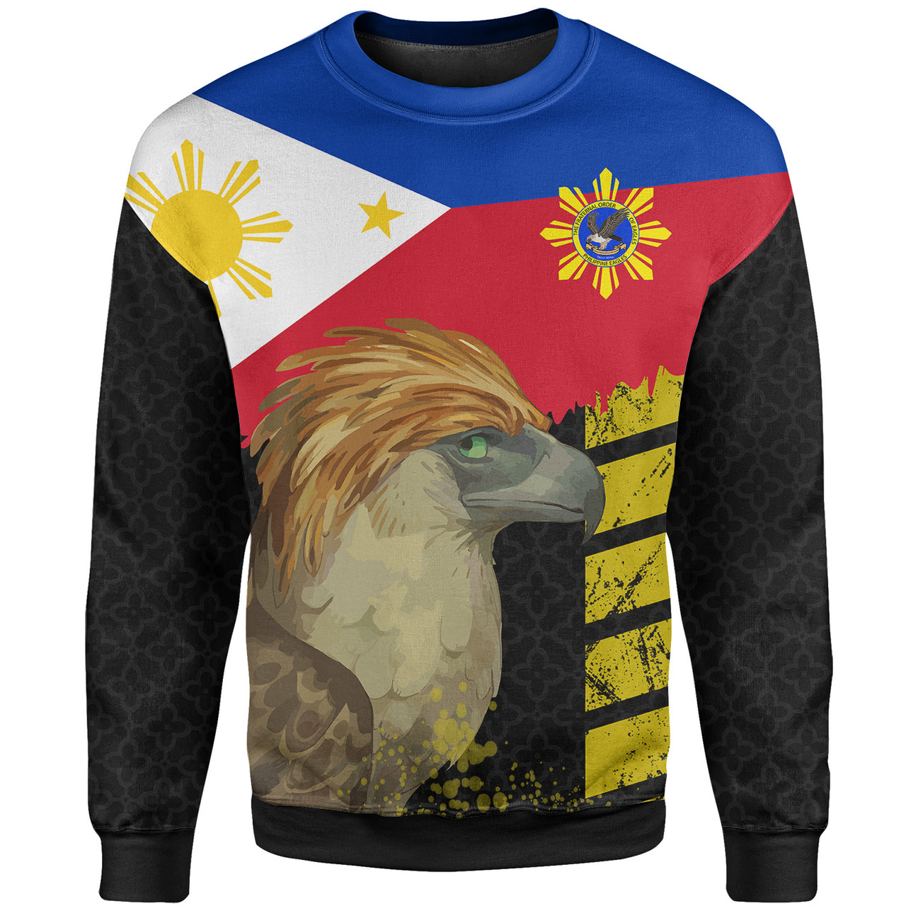 Philippines Sweatshirt - Philippine Eagles Filipino Flag