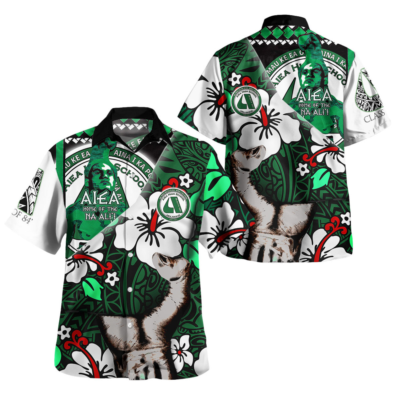 Aiea High School Patronage Hawaiian Shirt - Custom Home Of The NA' ALI'I