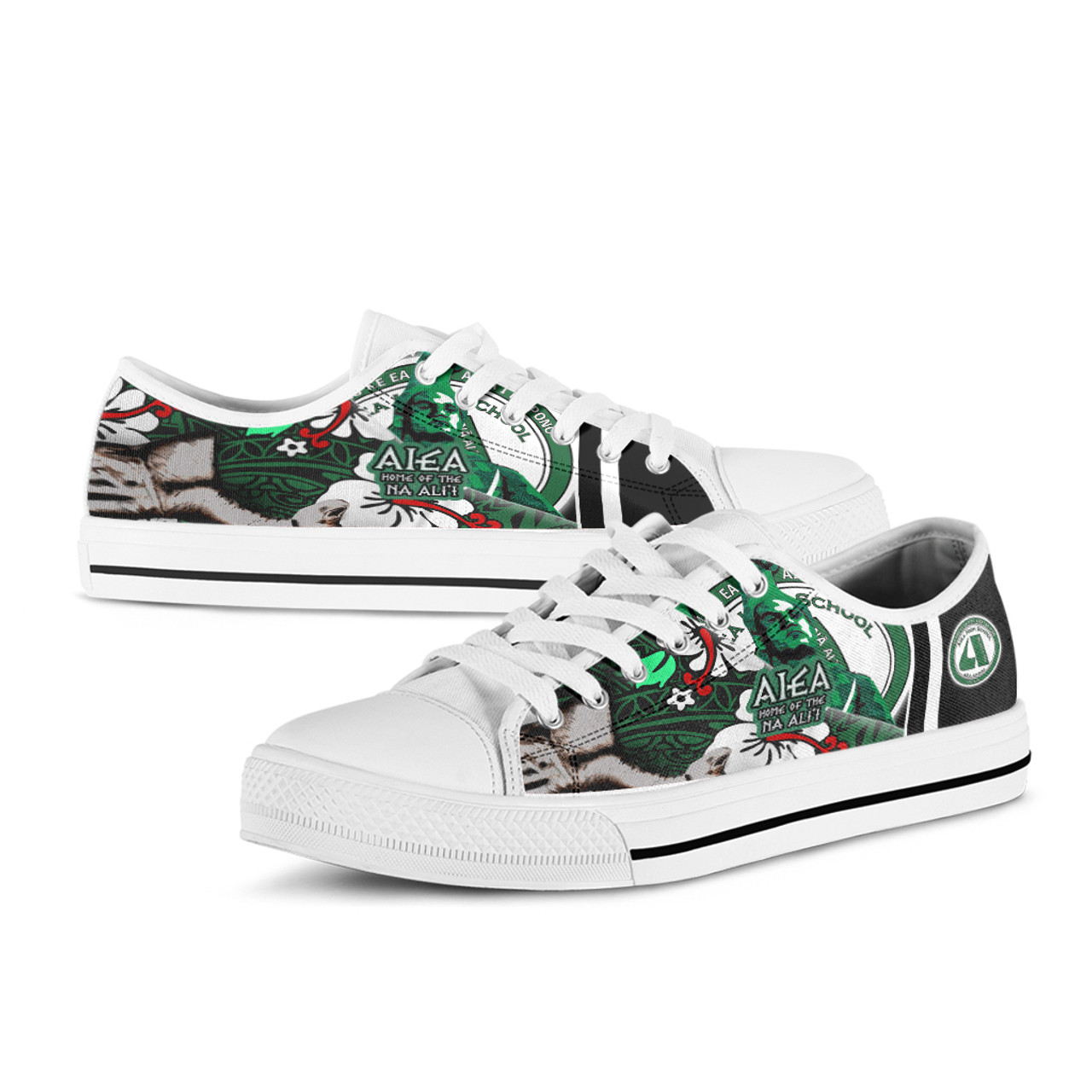 Aiea High School Patronage Low Top Shoes - Home Of The NA' ALI'I