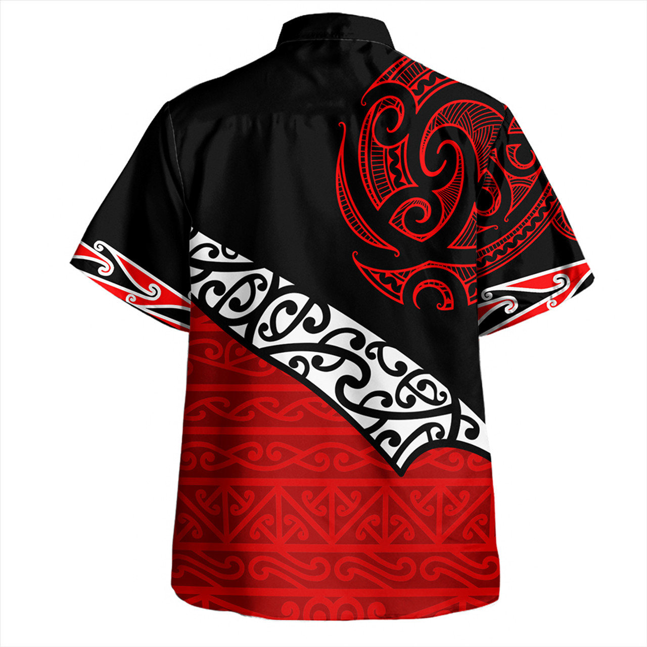 New Zealand Hawaiian Shirt Aotearoa Maori Flag Puhoro Pattern