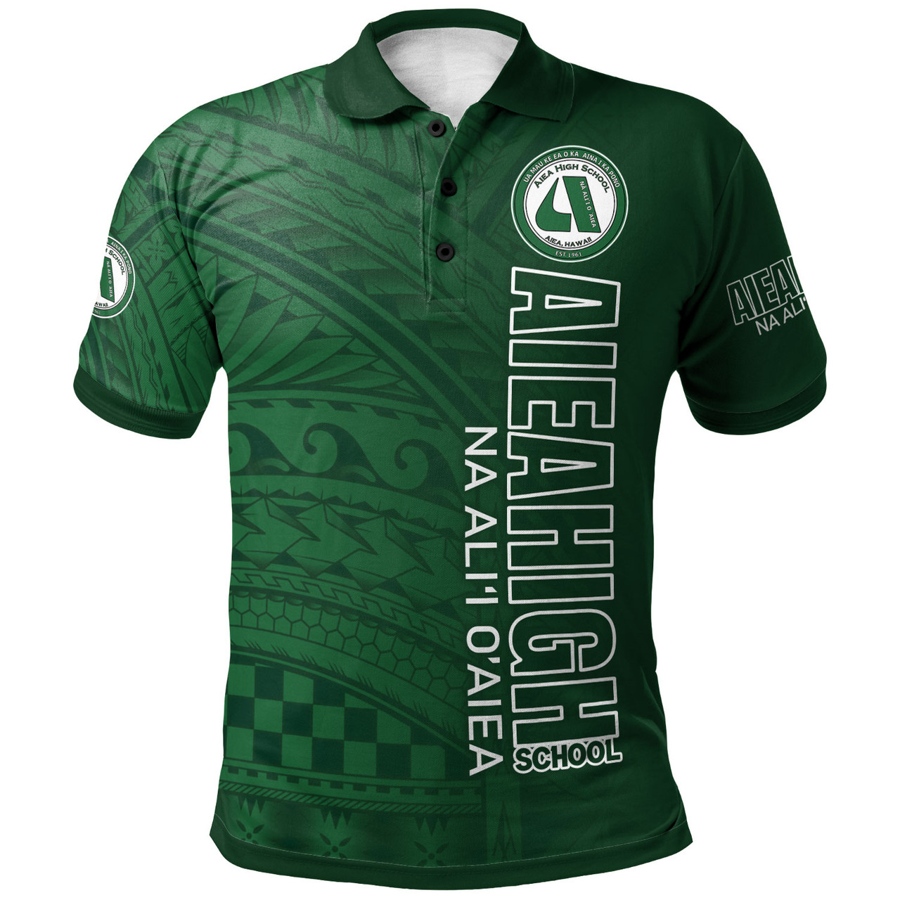 Hawaii Aiea High School Polo Shirt - Custom Na Ali'i O'aiea Hawaii Patterns